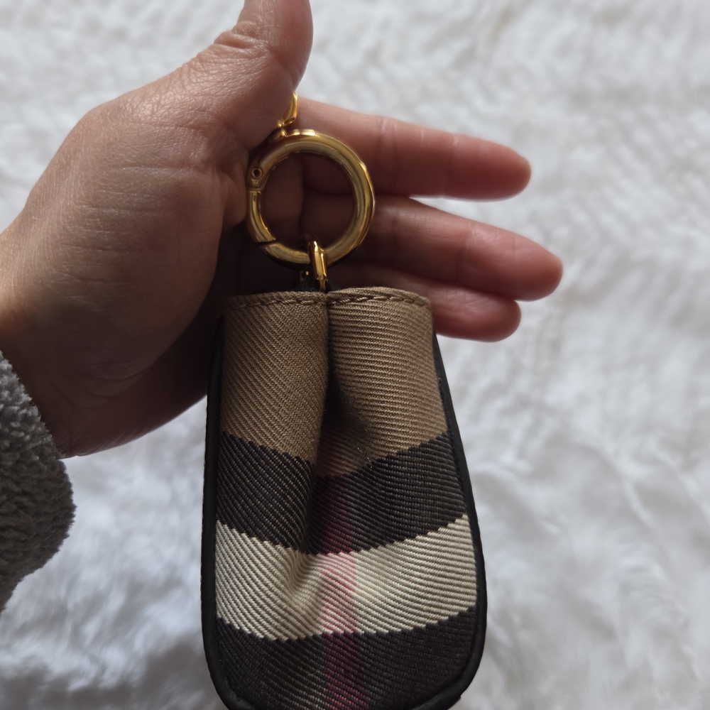 Burberry  Mini Bucket Tote Pink and Tan Bag with Gold Accents - Picture 16 of 16